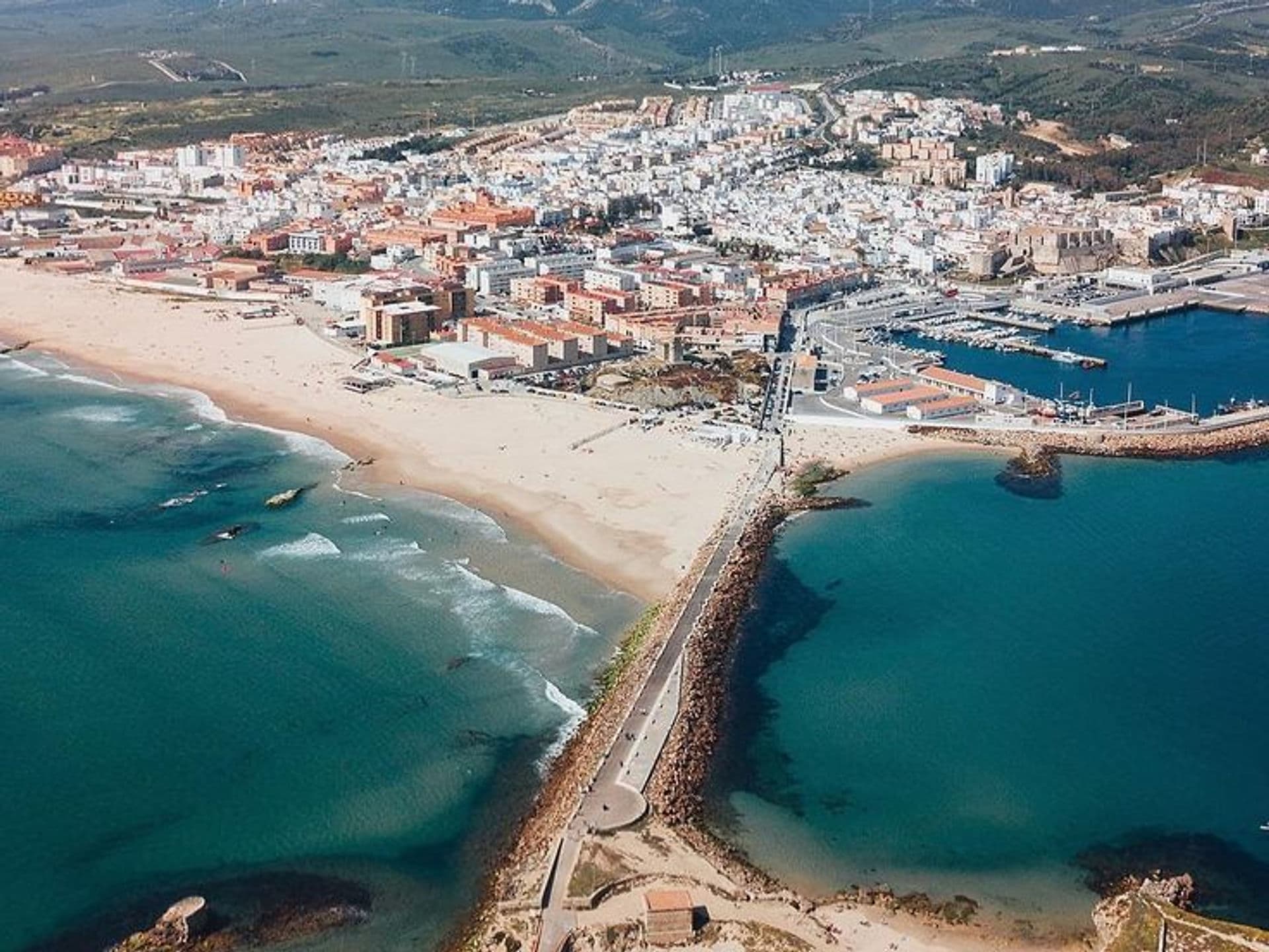 Coliving Tarifa — rooftop and sea view